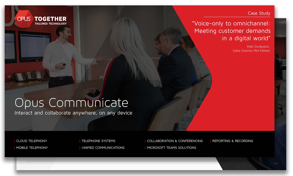 Communications Case Study Communications Case Study